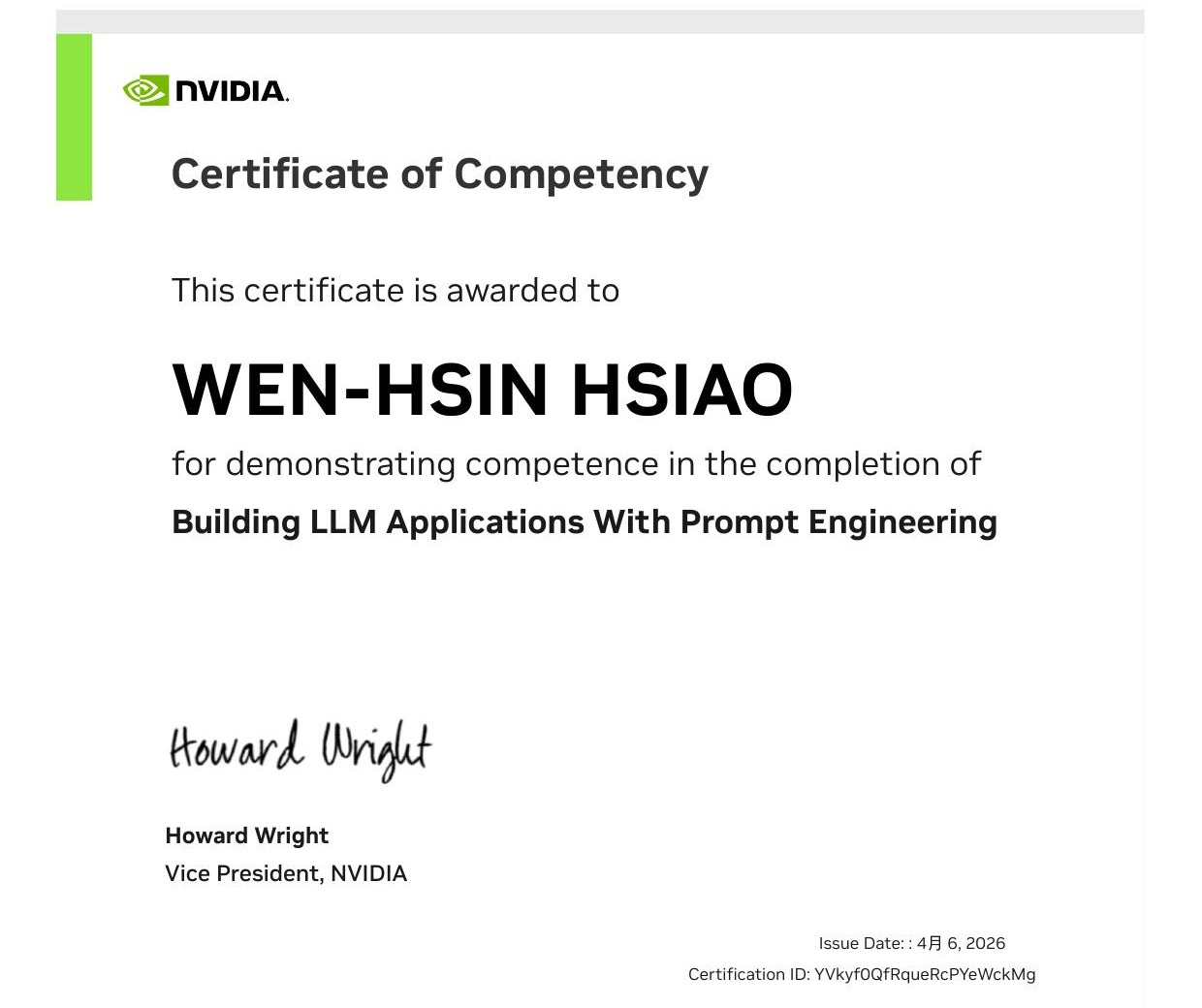 NVIDIA DLI Building LLM Applications With Prompt Engineering